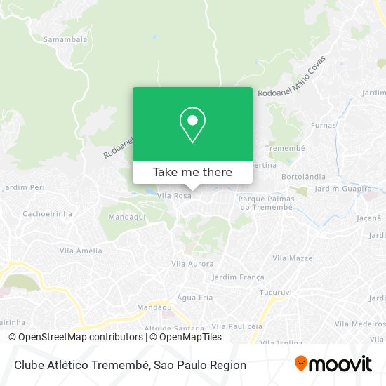 Clube Atlético Tremembé map