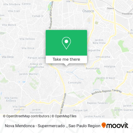 Nova Mendonca - Supermercado . map