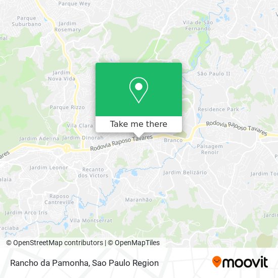 Rancho da Pamonha map