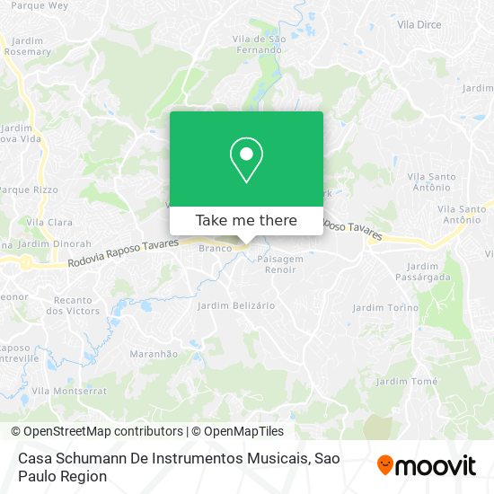 Casa Schumann De Instrumentos Musicais map