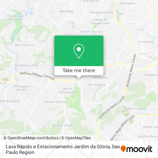 Lava Rápido e Estacionamento Jardim da Glória map