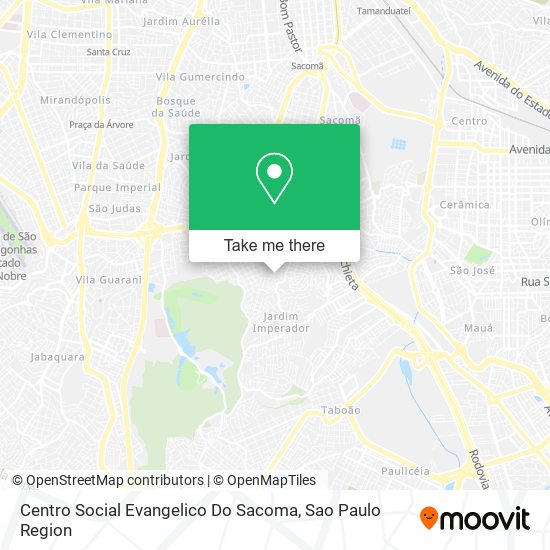 Centro Social Evangelico Do Sacoma map