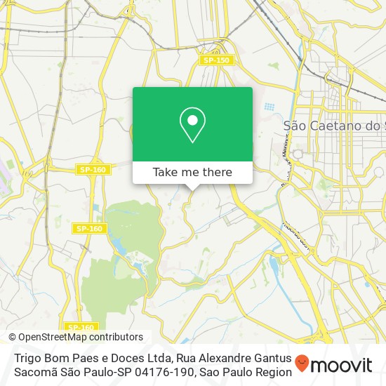 Trigo Bom Paes e Doces Ltda, Rua Alexandre Gantus Sacomã São Paulo-SP 04176-190 map