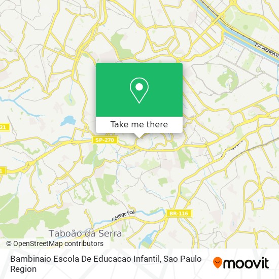 Bambinaio Escola De Educacao Infantil map