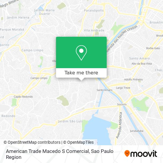 American Trade Macedo S Comercial map