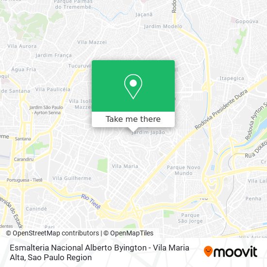 Esmalteria Nacional Alberto Byington - Vila Maria Alta map
