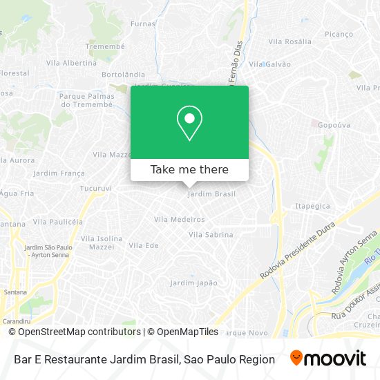Bar E Restaurante Jardim Brasil map