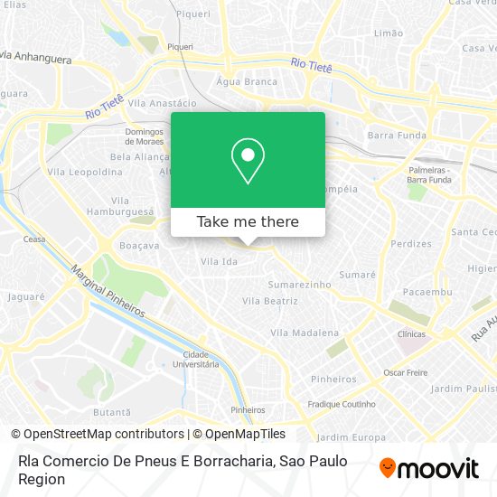 Rla Comercio De Pneus E Borracharia map