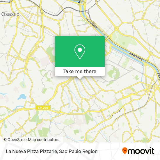 La Nueva Pizza Pizzarie map