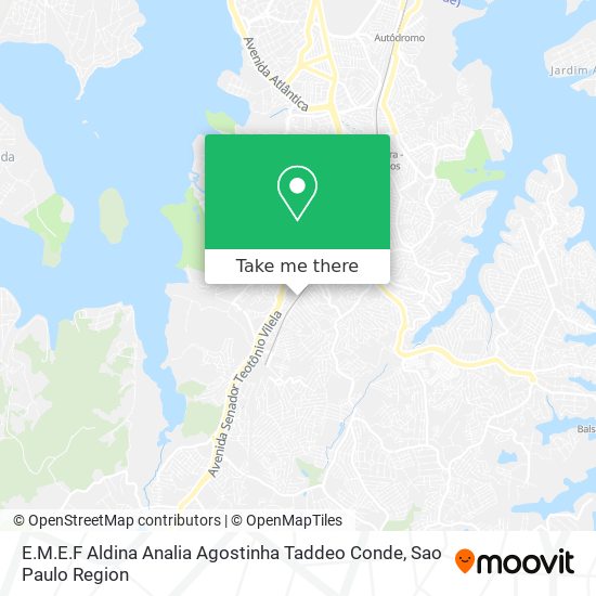 E.M.E.F Aldina Analia Agostinha Taddeo Conde map