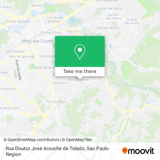 Mapa Rua Doutor José Arouche de Toledo