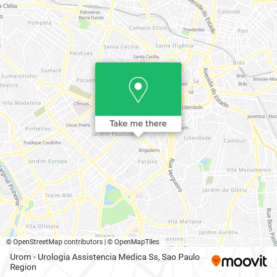 Urom - Urologia Assistencia Medica Ss map