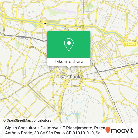 Ciplan Consultoria De Imoveis E Planejamento, Praça Antônio Prado, 33 Sé São Paulo-SP 01010-010 map