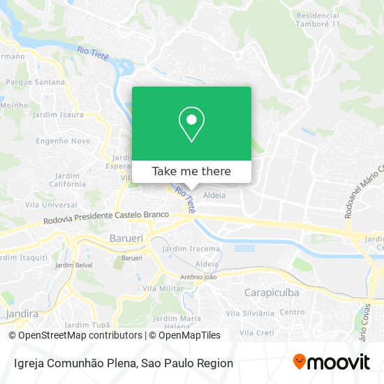 Mapa Igreja Comunhão Plena