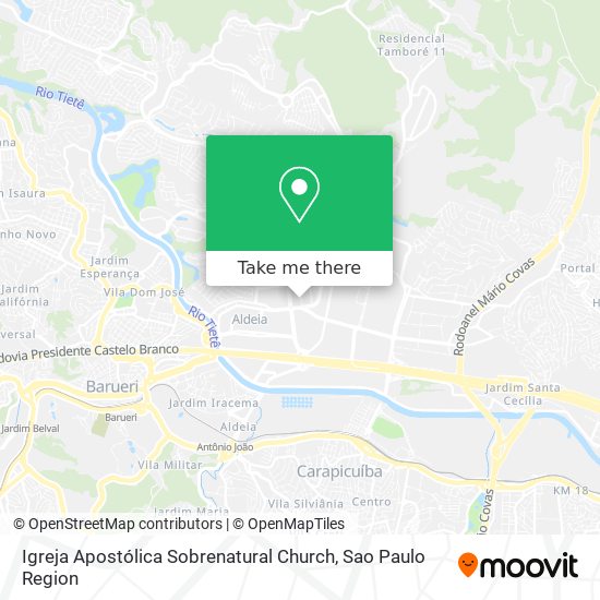 Igreja Apostólica Sobrenatural Church map