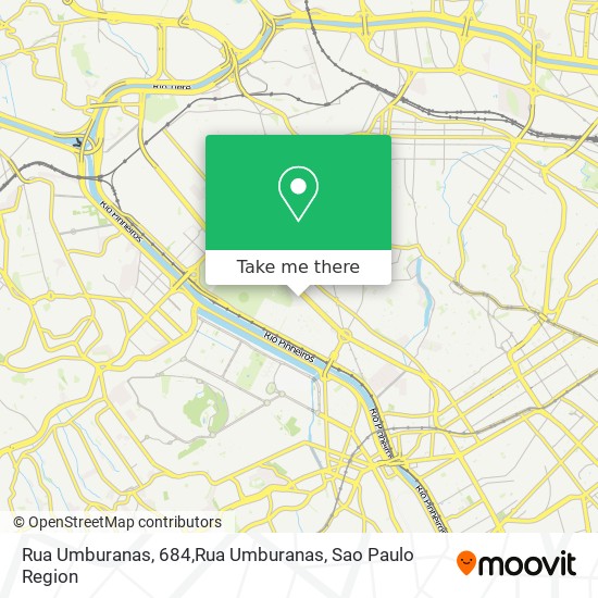 Rua Umburanas, 684,Rua Umburanas map