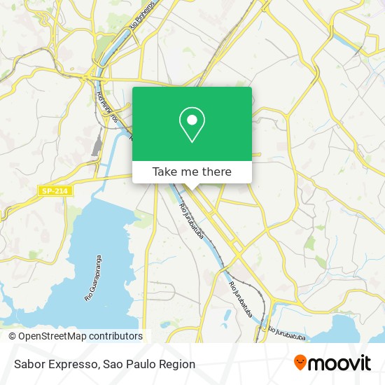 Sabor Expresso map