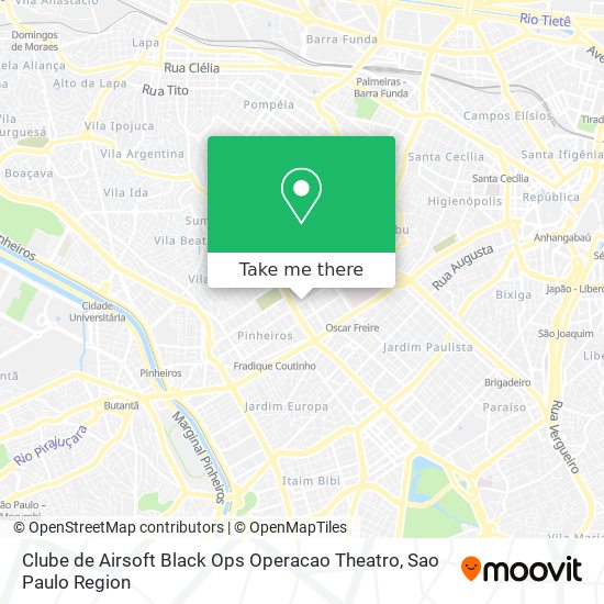 Clube de Airsoft Black Ops Operacao Theatro map