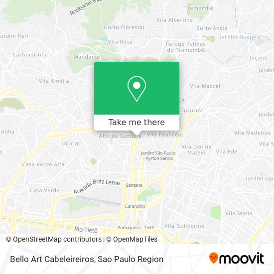 Bello Art Cabeleireiros map