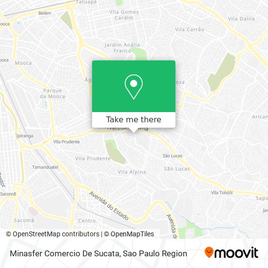 Minasfer Comercio De Sucata map
