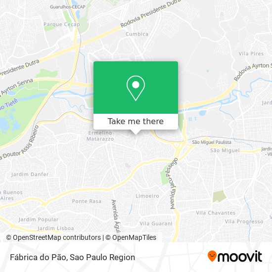 Fábrica do Pão map