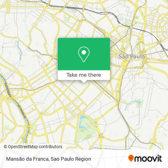 Mapa Mansão da Franca