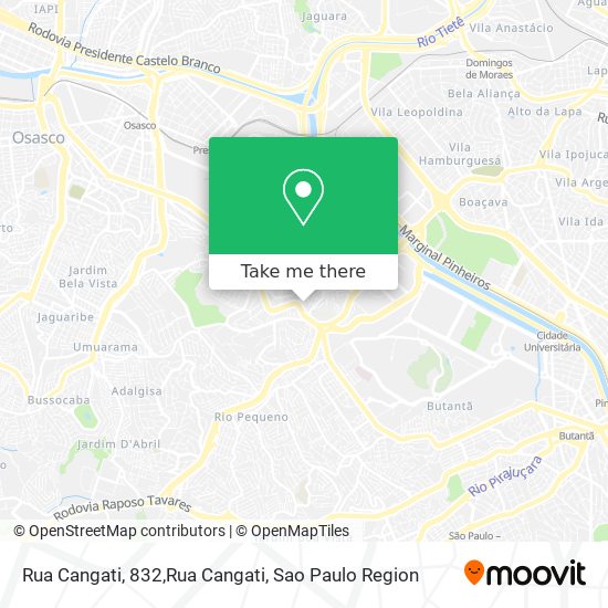 Mapa Rua Cangati, 832,Rua Cangati