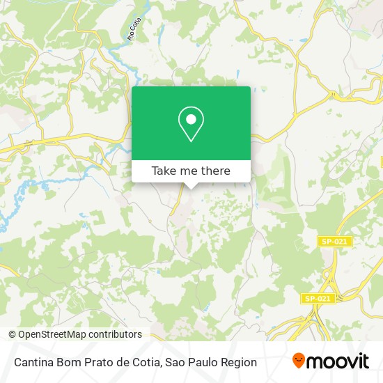 Cantina Bom Prato de Cotia map