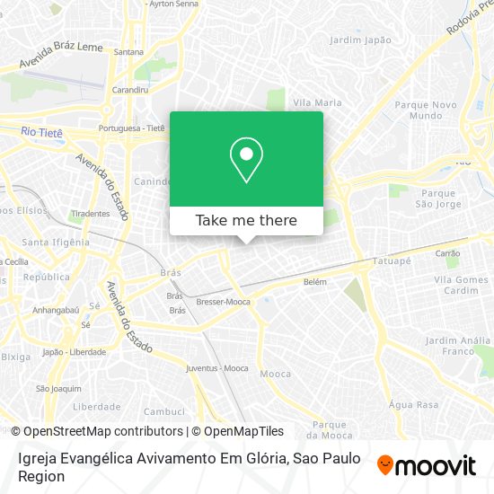 Mapa Igreja Evangélica Avivamento Em Glória