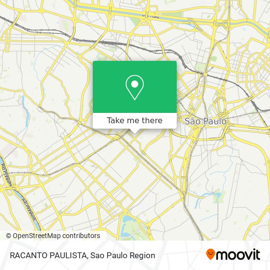 RACANTO PAULISTA map