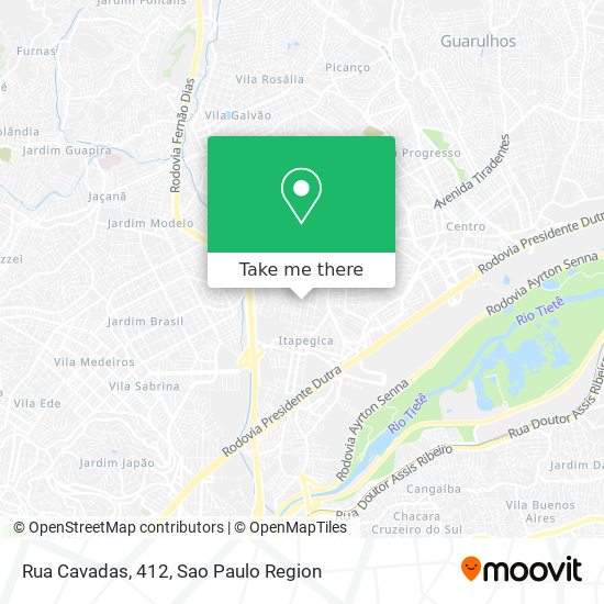 Rua Cavadas, 412 map