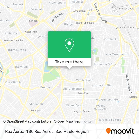 Mapa Rua Áurea, 180,Rua Áurea