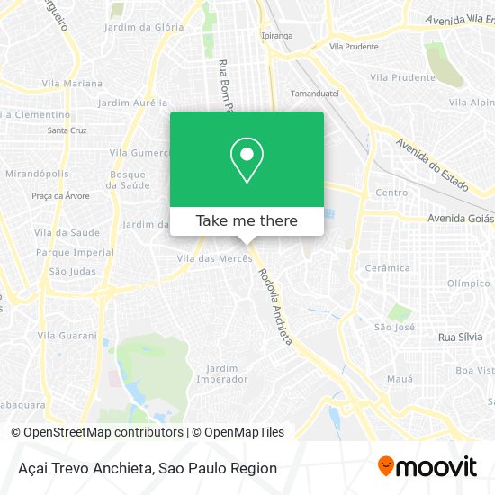 Açai Trevo Anchieta map