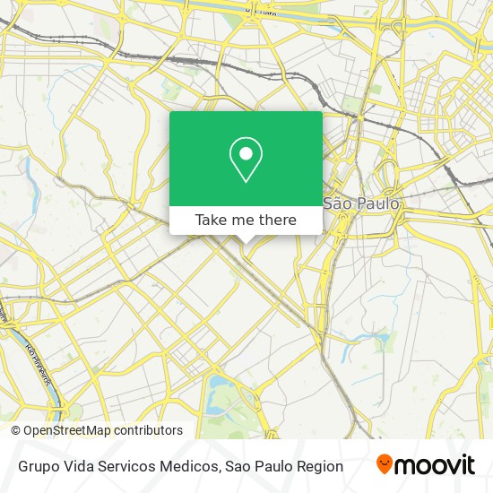 Grupo Vida Servicos Medicos map