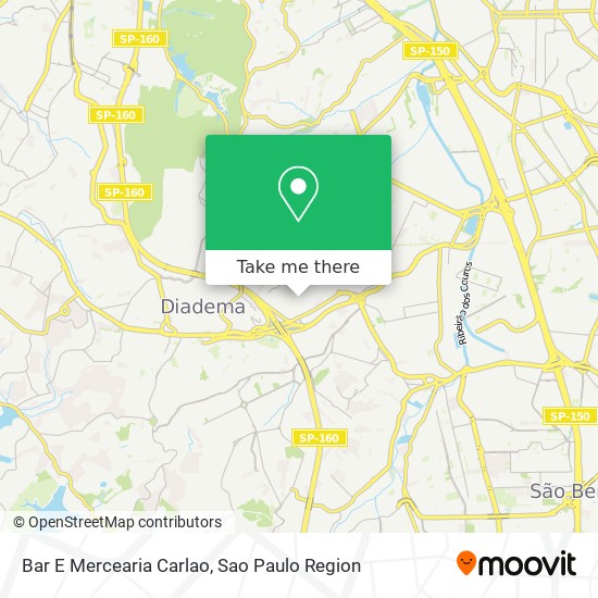 Bar E Mercearia Carlao map