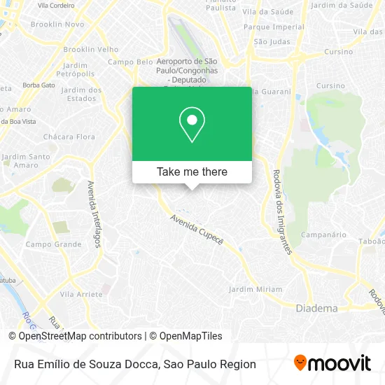 Rua Emílio de Souza Docca map