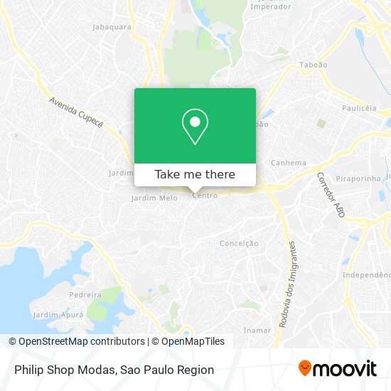 Mapa Philip Shop Modas