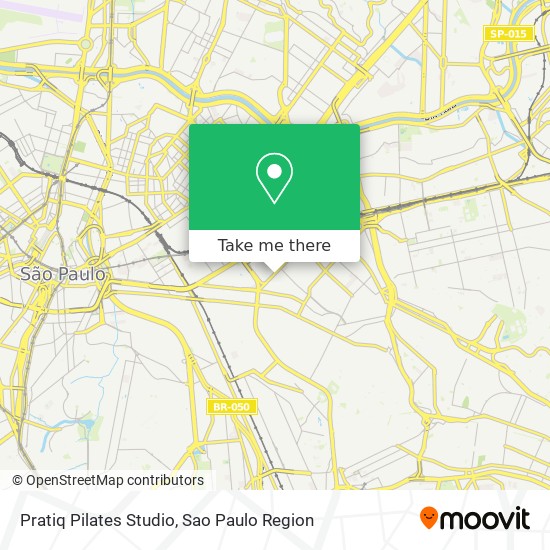 Mapa Pratiq Pilates Studio