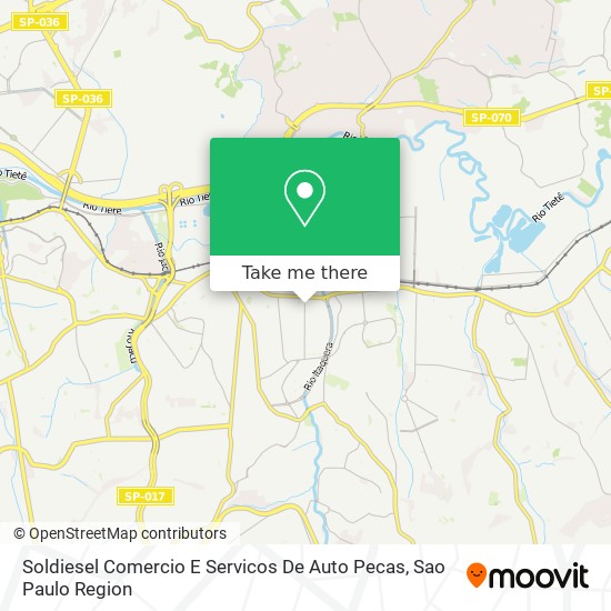 Mapa Soldiesel Comercio E Servicos De Auto Pecas