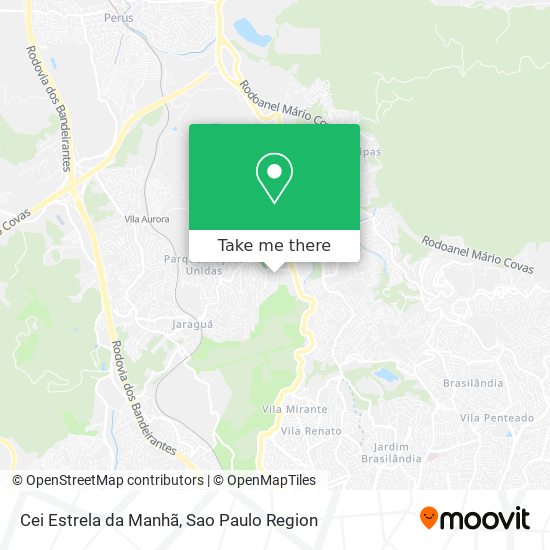 Cei Estrela da Manhã map