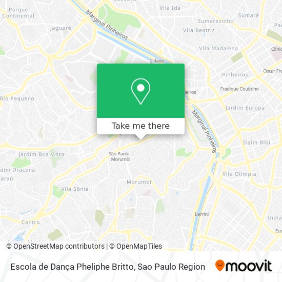 Escola de Dança Pheliphe Britto map