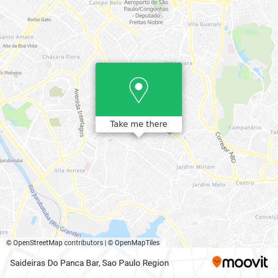 Saideiras Do Panca Bar map