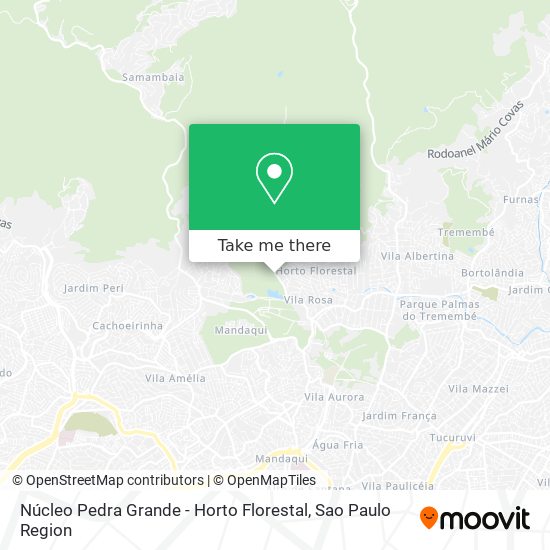 Núcleo Pedra Grande - Horto Florestal map