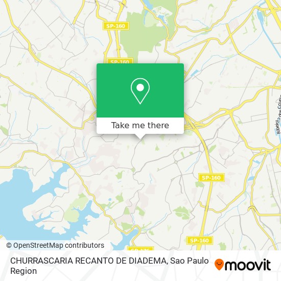 CHURRASCARIA RECANTO DE DIADEMA map