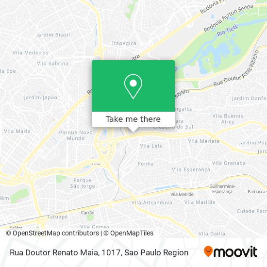 Rua Doutor Renato Maia, 1017 map