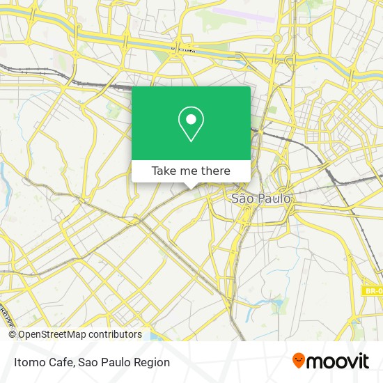Itomo Cafe map