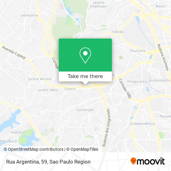 Rua Argentina, 59 map