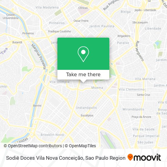 Sodiê Doces Vila Nova Conceição map