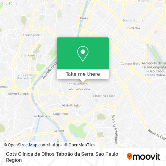 Cots Clínica de Olhos Taboão da Serra map