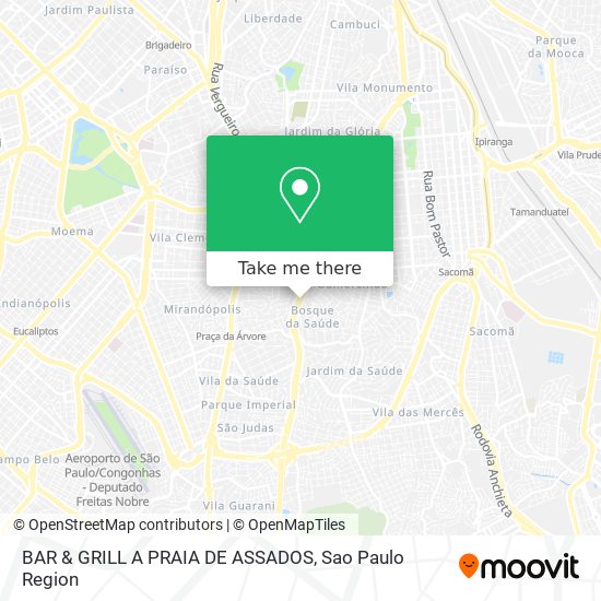 BAR & GRILL A PRAIA DE ASSADOS map